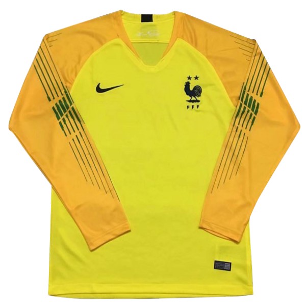 Trikot Frankreich Ml Torwart 2018 Gelb Fussballtrikots Günstig